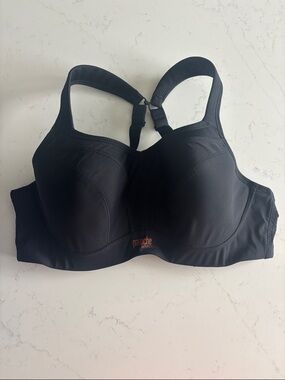 Panache Black Racerback High-Impact Sports Bra - 34 D